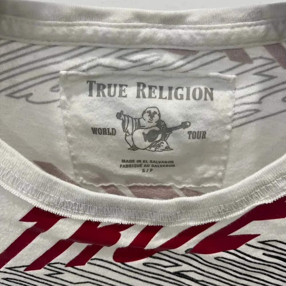 True Religion Men's SM All Over Print Graphic T-shirt